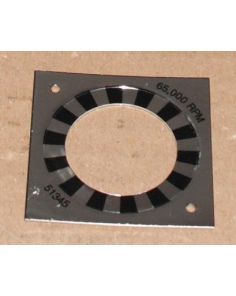 THERMO 51345 Decal Overspeed 65K rpm EA