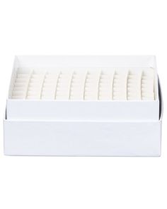 Thermo Scientific 820109 2" Cardboard Cryo Box 5.3"x 5.3" with 100 cell divider