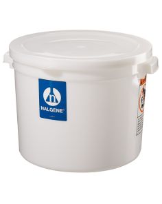 Nalgene Large Cylindrical HDPE Containers with Covers