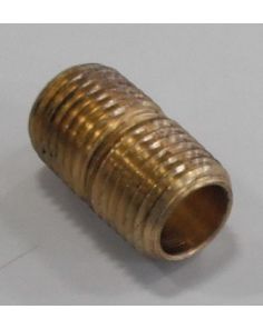 THERMO 800025 1/4MPT BRASS CLOSE NIPPLE
