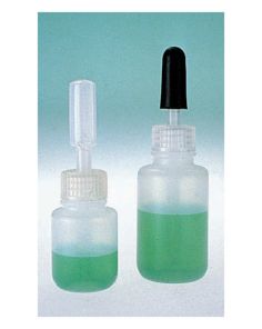 Thermo Scientific 2416-0125 Nalgene LDPE Bottles with Dropper Assembly, 125 mL - Translucent (Case of 48)