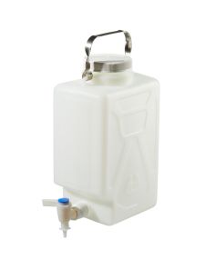 Thermo Scientific DS2327-0020 Nalgene Fluorinated HDPE, Carboy with Spigot - 2.4 gal. / 9 L