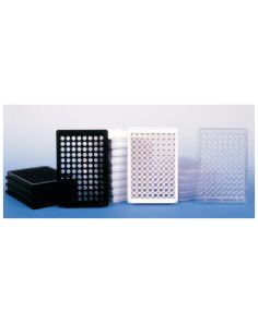 96 Well White Plate, Coverglass Bottom, TC Surface, Pack of 6