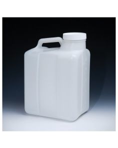 Thermo Scientific 2241-0050 Nalgene HDPE, Heavy-Duty Wide-Mouth Jug with Closure - 5.3 gal. / 20 L (4/Cs.)