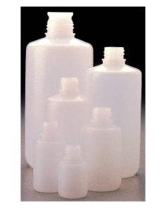 Thermo Scientific 362002-0004 Nalgene Boston Round HDPE Bottles without Closure: Bulk Pack, 125 mL - Natural (Case of 500)
