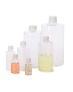 Thermo Scientific 381600-0004 Nalgene Low Particulate/Low Metals Bottles Made of Teflon FEP with Closure, 125 mL - Clear (Case of 6)