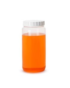 Thermo Scientific 2101-2200 Nalgene Wide-Mouth EP Tox/TCLP Bottle Made With Teflon FEP, includes PFA-lined Closure, 2.2 L - Translucent (Case of 2)