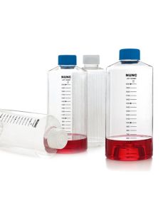 Thermo Scientific 184302 Nunc Polystyrene Roller Bottles, 850 cm² - Clear (Case of 20)