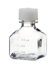 Nalgene™ Square PETG Media Bottles with Closure: Nonsterile, Shrink-Wrapped Trays