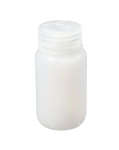 Nalgene™ Fluorinated Wide-Mouth HDPE Bottles with Closure