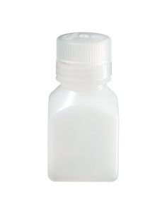 Nalgene™ Square HDPE Graduated Bottles with Closure: Bulk Pack