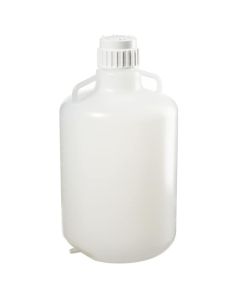 Thermo Scientific 2301-0050 Nalgene Polypropylene, Carboy with Tubulation - 5.3 gal. / 20 L (4/Cs.)