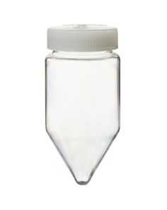 Thermo Scientific 3145-0175 Nalgene Conical-Bottom Polystyrene Centrifuge Bottle, 175 mL - Clear (Case of 48)