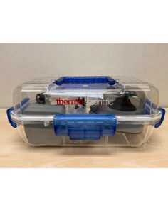 mySPIN 6 Portable Kit - Centrifuge, Transport Box with Dividers, 2 Rotors, Storage Case, Adapters, Tube Rack