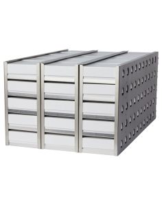 THERMO RSK700SD4 Shelf Kit for 700 box upright 4 inner door freers consists of 7-2 inch box sliding drawer racks and 175 boxes with 100 cell dividers