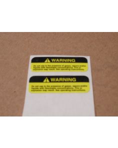 THERMO DLX80 LBL WARNING .75X1.5