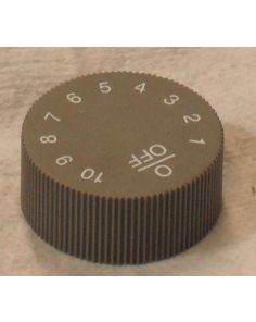 THERMO KBX74 KNOB .125 SHAFT 0-10 RPO