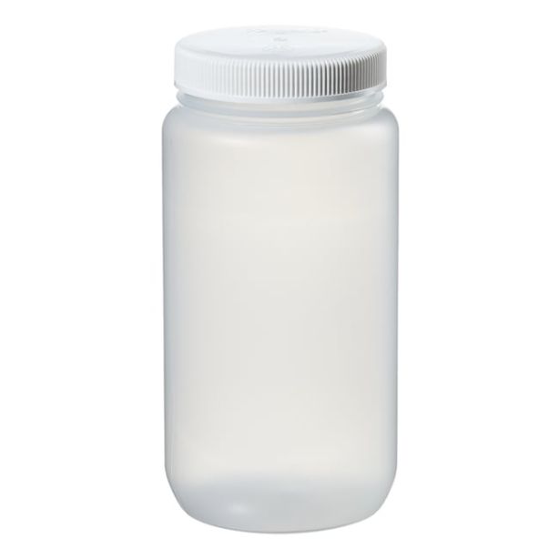 Nalgene™ Large Wide-Mouth PPCO Bottles with Closure