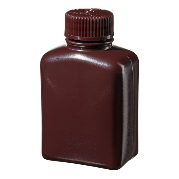 Nalgene™ Rectangular Amber HDPE Bottles