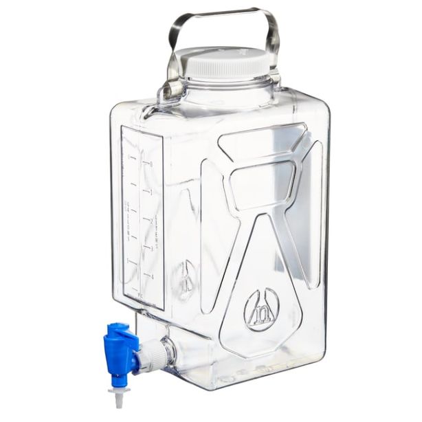 Nalgene™ Rectangular Polycarbonate Clearboy™ Carboy with Spigot