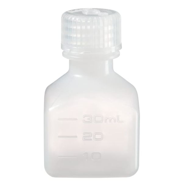 Nalgene™ Square Narrow-Mouth HDPE Bottles with Closure