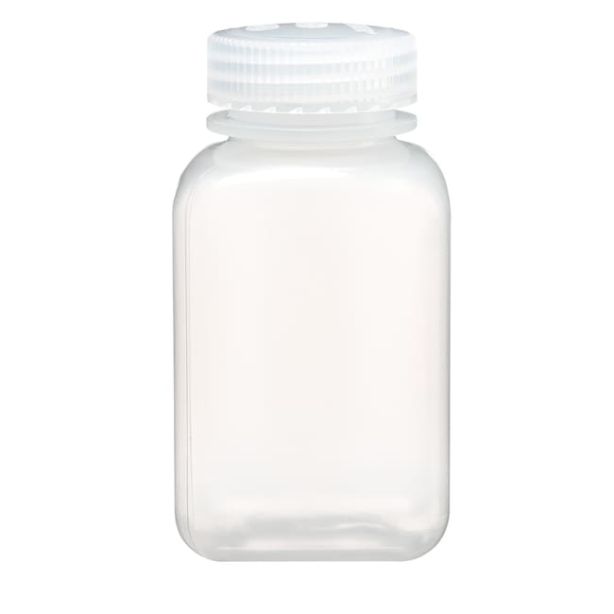 Nalgene™ Square Wide-Mouth PPCO Bottles with Closure: Bulk Pack, Autoclavable