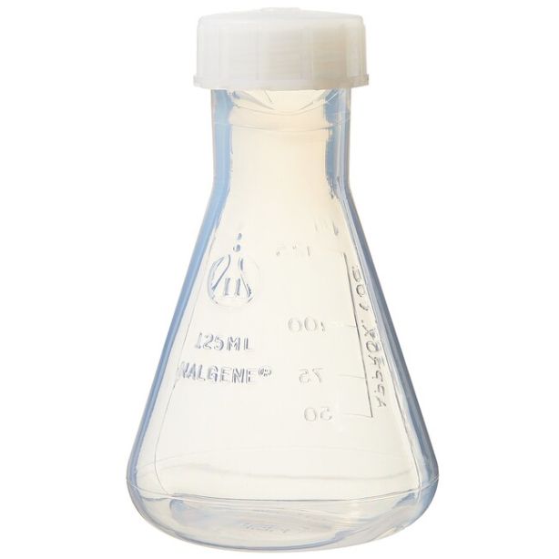 Nalgene™ Erlenmeyer Flasks made with Teflon™ fluoropolymer and Closure made with Tefzel™