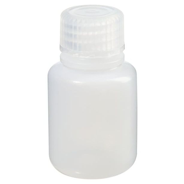 Nalgene™ Narrow-Mouth HDPE Bottles with Closure: Shrink-Wrapped Trays