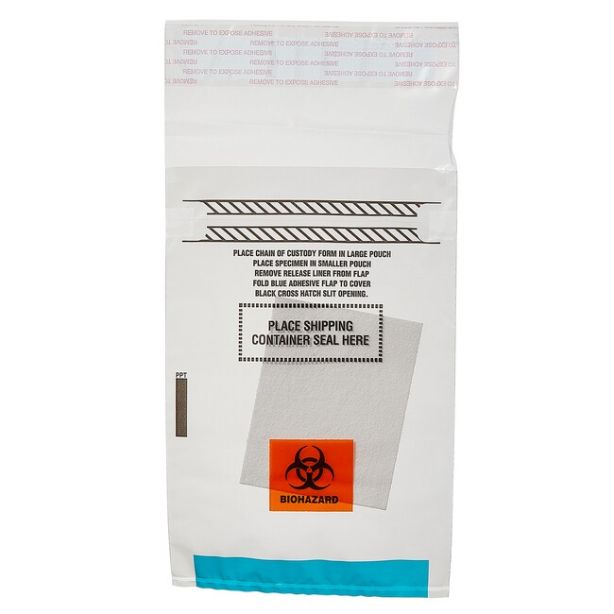 Thermo Scientific™ Dual Pocket Specimen Transport Bags