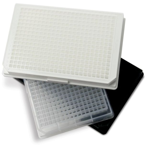 Nunc™ 384 Well ShallowWell Standard Height Black and White Plates