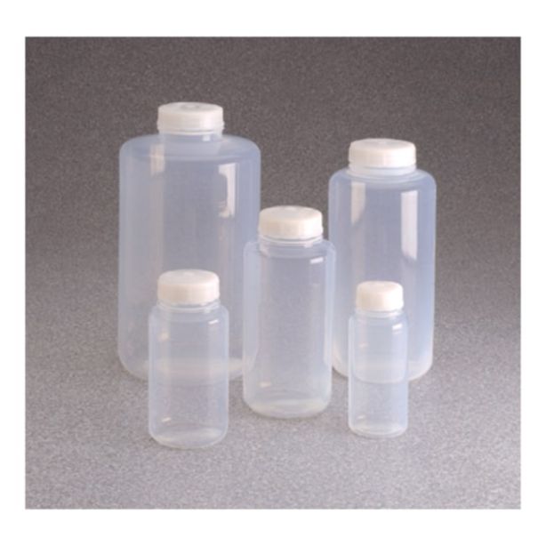 Nalgene™ Wide-Mouth Bottles Made of Teflon™ FEP with Closure