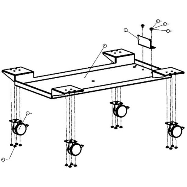 Trolley for VersaCool™ Refrigerated Circulating Bath