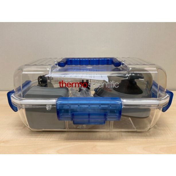 mySPIN 6 Portable Kit - Centrifuge, Transport Box with Dividers, 2 Rotors, Storage Case, Adapters, Tube Rack