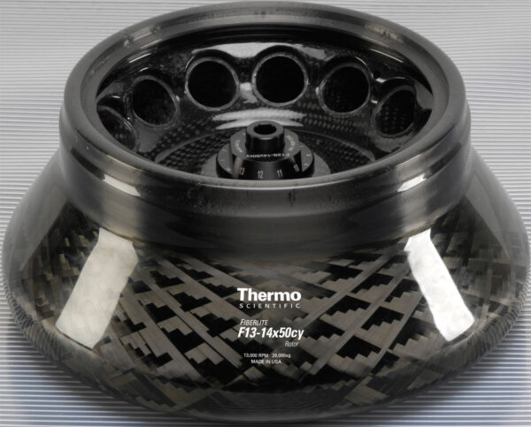 Thermo Scientific Fiberlite F13-14x50c Carbon Fiber Fixed Angle Rotor