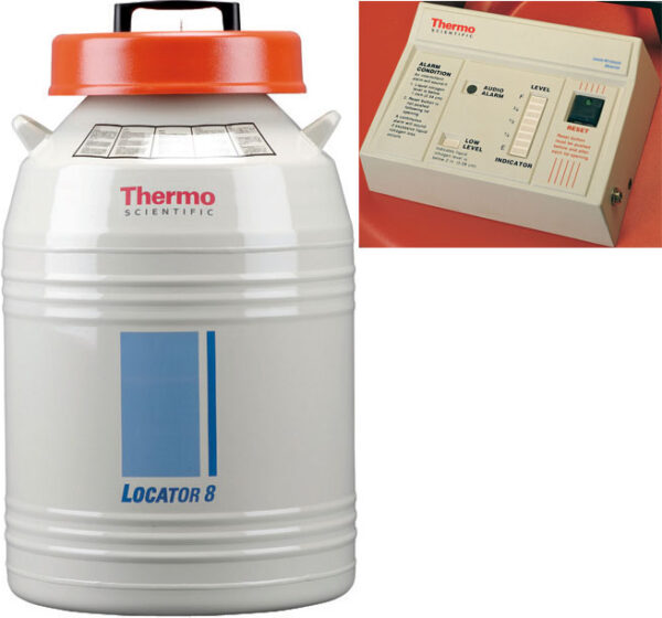 Thermo Scientific Locator 8 Rack and Box Cryo System + Level Monitor